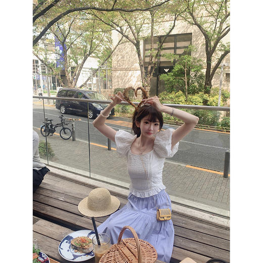 金蘑菇菇 小步圆舞曲 / 招牌100棉刺绣 上衣&套装 商品图3