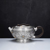 子佩集【花开福瑞】S999银摆件【ZJ039】茶具花朵嵌金平盖小茶壶2509 商品缩略图0