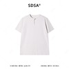SDSA男装2026新款高贵轻奢韩版简约半纽扣圆领短袖T恤百搭简约潮 商品缩略图0