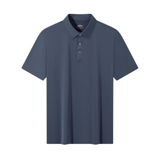 【无缝/桑蚕丝】柒牌男装2026夏季商务透气柔软垂感新短袖POLO衫 130T70320 商品图4