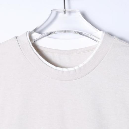 SDSA男装2026新款高贵轻奢撞色刺绣字母假两件圆领短袖T恤百搭 商品图1