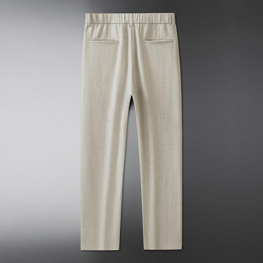 【DKP】【莱赛尔亚麻】大依优型大码男装松紧腰休闲运动裤夏季舒适休闲长裤商务休闲裤315 商品图2