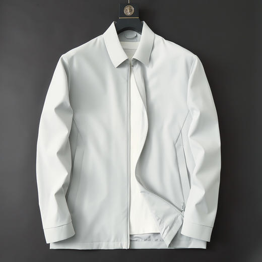 【DWN】大依优型大码男装春季翻领夹克外套商务休闲百搭长袖外套上衣 商品图6