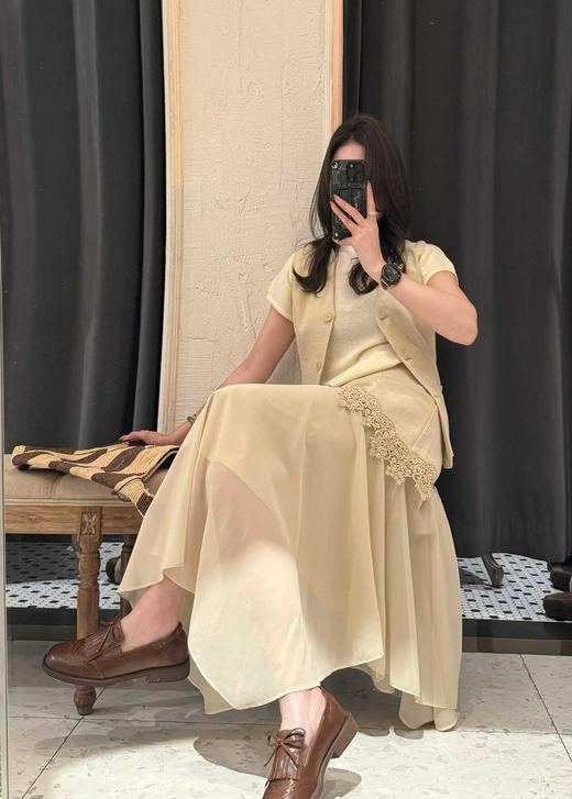 【门店同款】ENJOY春季“序光之旅”浅杏薄纱层叠套装 169605136 商品图3