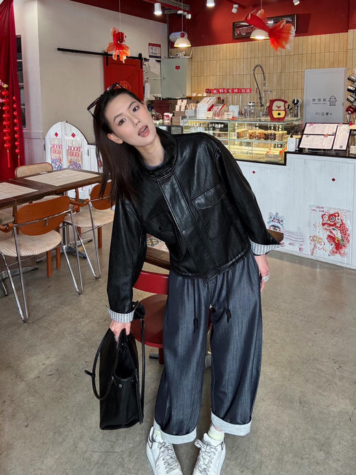 【更好一点】噢蜜ooomeooo三醋酸牛仔九分裤 商品图7