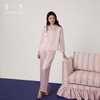 温柔海棠』桑罗睡衣套装桑蚕丝撞色显白女家居服可外穿 商品缩略图0