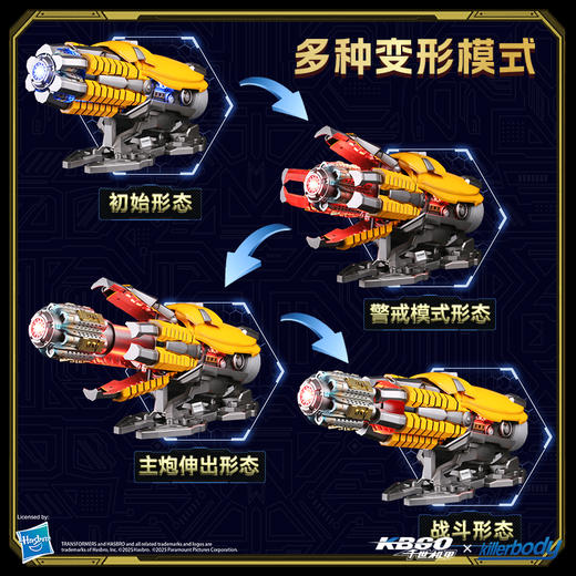 Killerbody&千世机甲 变形金刚可穿戴大黄蜂手炮 KB20069-91 商品图1