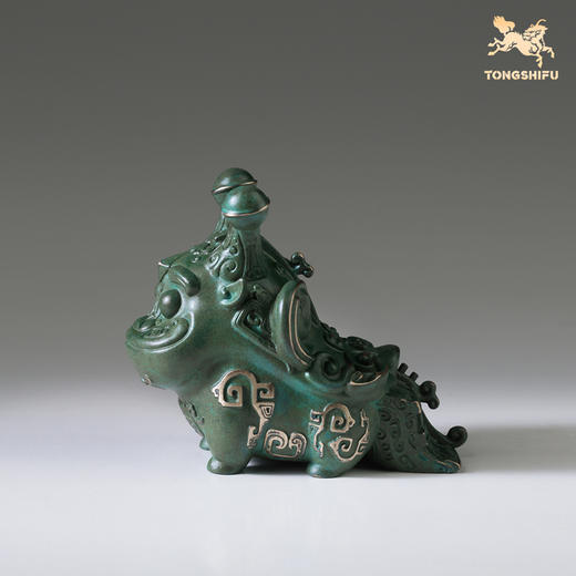 铜师傅 陕西历史博物馆系列《日己觥铜摆件》青铜摆件 商品图2
