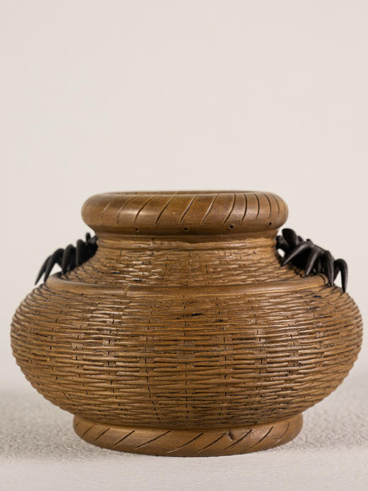 民国	紫砂鱼篓尊 商品图2