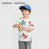 【balaOne】巴拉巴拉宝宝短袖t恤男童2026新夏装手绘插画印花上衣 商品缩略图1