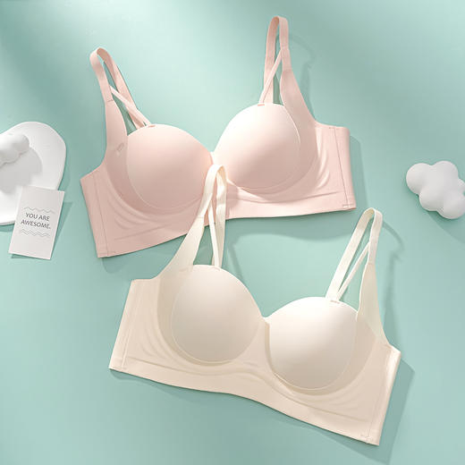 爱帝半肩围无痕聚拢文胸式背心 商品图2