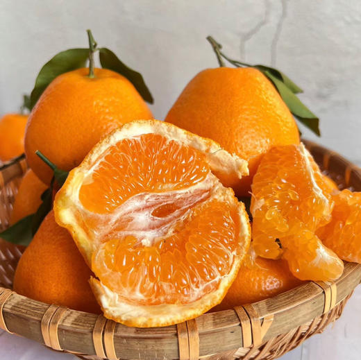 石家庄优选仓库速达，糖包&春见耙耙柑，果肉细腻，颗粒分明，清甜爆汁，入口化渣，净重6.5-6.8斤礼盒装 商品图7