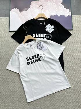 【cz1】联名款！情侣户外休闲速干涂鸦印花宽松短袖T恤！！