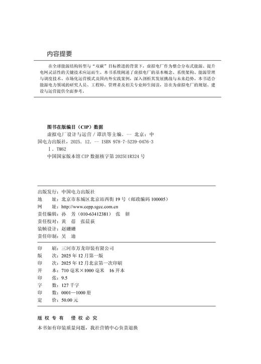 虚拟电厂设计与运营 商品图3