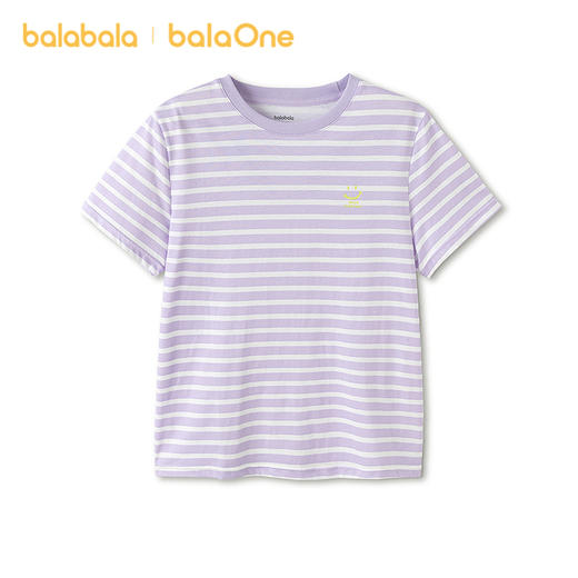 【balaOne】巴拉巴拉童装儿童短袖t恤男童女童上衣夏新款亲子纯棉 商品图4