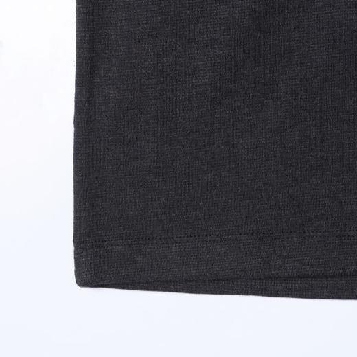 SDSA男装2026新款高贵轻奢美式拼接领口印花字母圆领长袖T恤百搭 商品图3