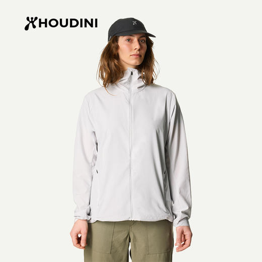 HOUDINI胡丁尼Pace Trail疾速户外26春夏新女连帽跑步轻防风外套 810061 商品图8
