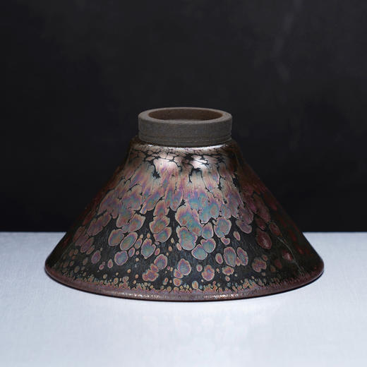 子佩集【娇花照水】S990银摆件【YSYCJ004】茶具品茗杯原创作品茶杯紫花丝莲花2509 商品图4