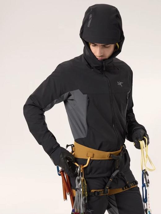 点此购买 始祖鸟ARC春秋季男女款SERRATUS登山攀岩HOODY软壳衣 xj 342203 商品图10