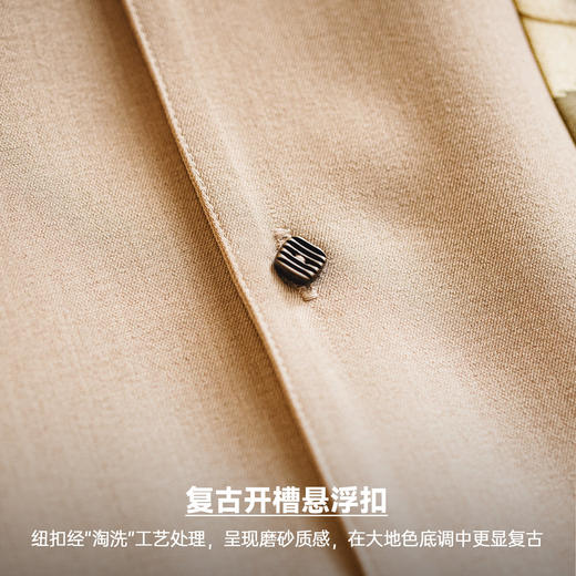 马登工装美式复古印花古巴领衬衫印第安薄款短袖棉衬衣外套男士夏 商品图4