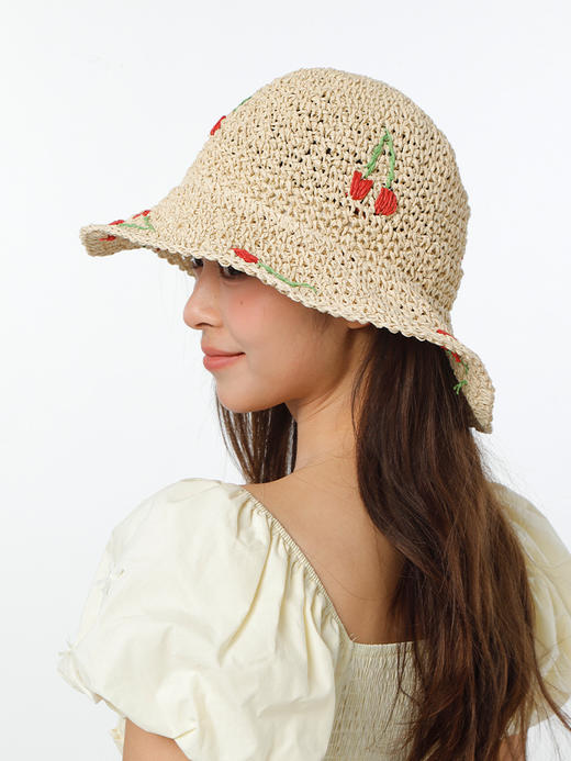 甜美风百搭郁金香小檐草帽-纪念日百货门店同款169146806 商品图2