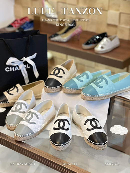 香奈儿-Espadrilles 渔夫鞋菱格羊皮款 商品图4