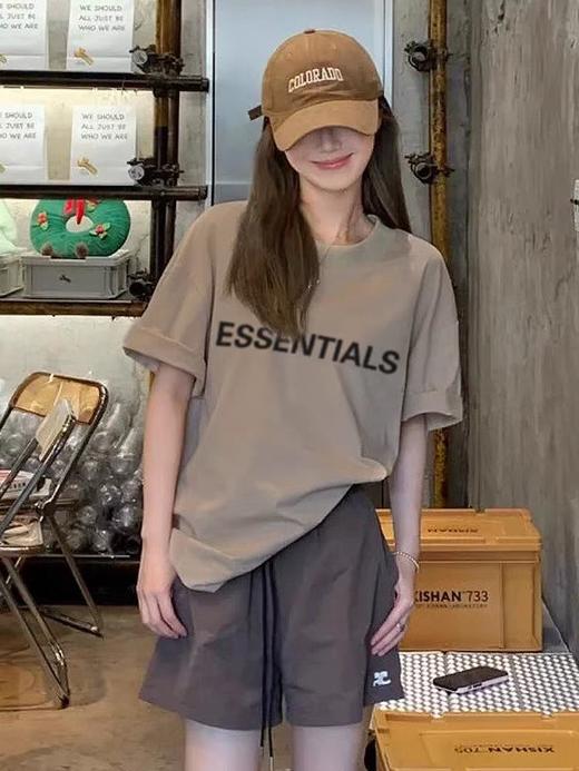 ESSENTIALS潮牌圆领短袖T恤 商品图1