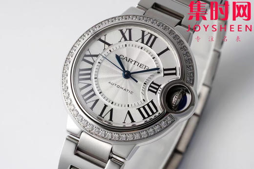 快拆版 CR卡地亚蓝气球系列 中号33mm 钻圈款 罗马面 女士腕表 商品图2