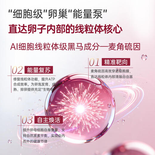 【光希老王专属】GeneIII仅三麦角硫因卵巢焕活胶囊99.99%高纯度60mg/粒 商品图2