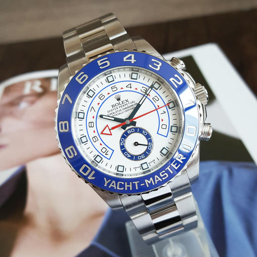 【95新】ROLEX 劳力士116680天文台认证自动机械机芯倒计时44MM（男款）游艇名仕型II系列蚝式钢/陶质字圈070326NJS17 商品图5