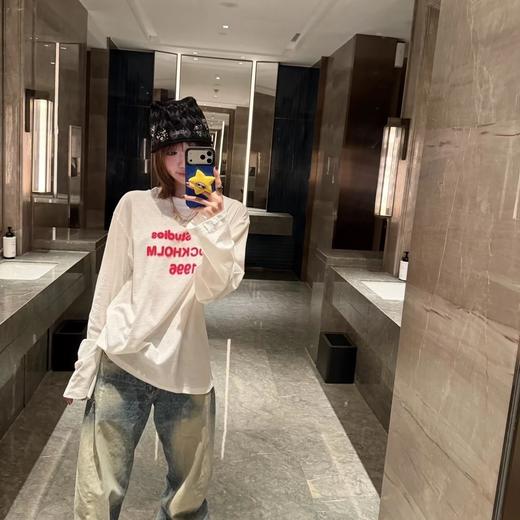 新年限定1996   棉麻混纺  静电植绒LOGO  区别市场货 商品图2