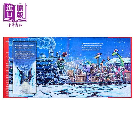 【中商原版】欢乐小火车 下一站新年 Steam Train Dream Train Next Stop Christmas 英文原版 儿童绘本 图画故事书 进口童书 商品图2