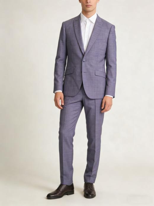 G2000男装SS26商场新款【BLACK】【高纱支绵羊毛】修身西装61415203 商品图2