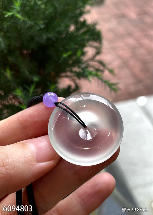 玻璃平安扣裸石【6094803】具体价格微信咨询 商品图5