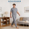 【竹纤维提花平纹系列】SCHIESSER德国舒雅男士竹纤维提花平纹家居外穿短袖长裤套装39/26840H 商品缩略图2