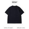 SDSA男装2026新款高贵轻奢美式刺绣字母圆领短袖T恤百搭宽松上衣 商品缩略图4