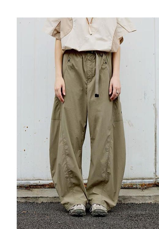 【秒杀价已调 直接拍】半圆 原创裤子 2026女式 速干薄款 弯刀裤 休闲长裤 商品图11