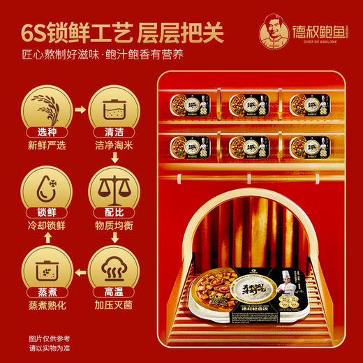 【德叔鲍鱼】鲍鱼饭335g*5盒【常温储存】 商品图7