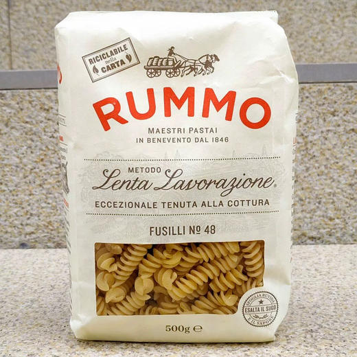 金巧意全麦螺旋意大利面500g 商品图1