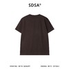 SDSA男装2026新款高贵轻奢美式拼接领口印花字母圆领长袖T恤百搭 商品缩略图4