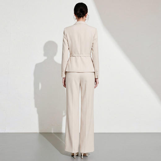 IWY/优雅风米色西装套装女高级感收腰职业装通勤正式场合工作服25CP812 商品图4
