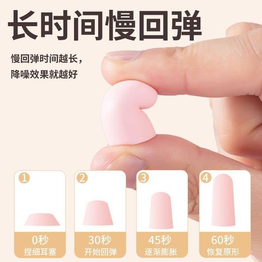 【10枚装❗️隔音降噪耳塞套装】静音舒适，为降噪而生，带上它感觉世界都安静了，睡眠隔音PU海绵材质防噪音耳塞 商品图2