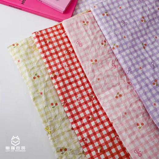 风格雪梨纸50*70cm（10张）格纹 商品图4