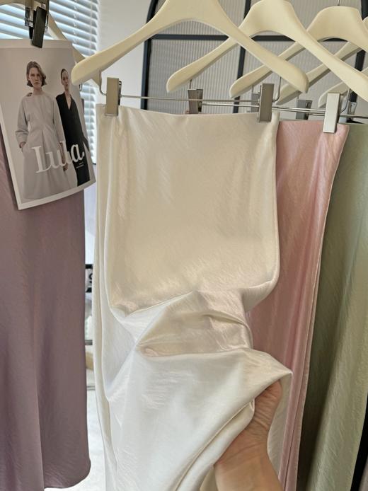 【7天内发货 简约气质 鱼尾半身裙】 醋酸缎面鱼尾半身裙 女2026气质简约垂感显瘦包臀a字中长裙子 商品图6