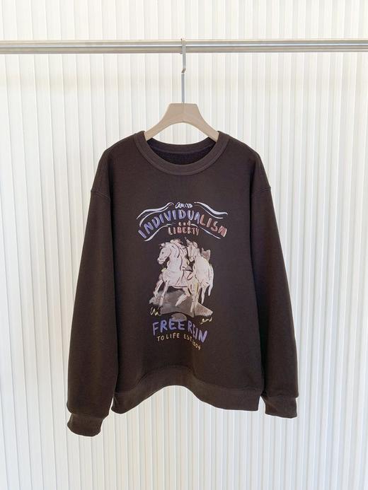 【高品质私服】【MC生肖马年系列彩绘印花卫衣】生肖马年系列卫衣，彩绘印花复刻传统奔马之境G1665-CC【无标出货 介意慎拍】 商品图8