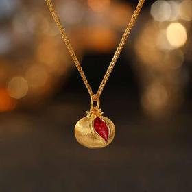 【夏日小精致】银镀金石榴项链 精致款项链 套链 非质量问题不退不换 感谢理解