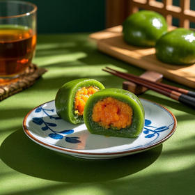 【春天限定！软糯Q弹好青团】皮薄馅多，口口享受，蛋黄肉松手工网红零食清明果糯米糕点