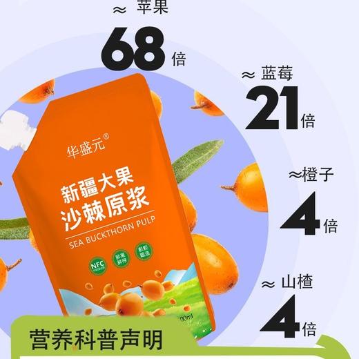 新疆大果沙棘原浆 500ml*2袋 商品图7
