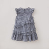 马克珍妮复古格纹女童花边连衣裙2026年夏装新款560826 商品缩略图1