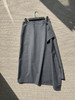 314-5 独家圆正 小禾 精纺羊毛 设计感 褶皱 半身裙 商品缩略图9